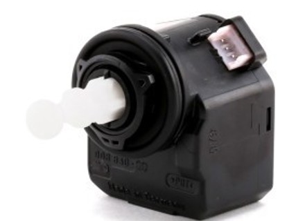 Adjuster unit headlamp range control. Porsche 955 Cayenne - 95562421900, 97063114700